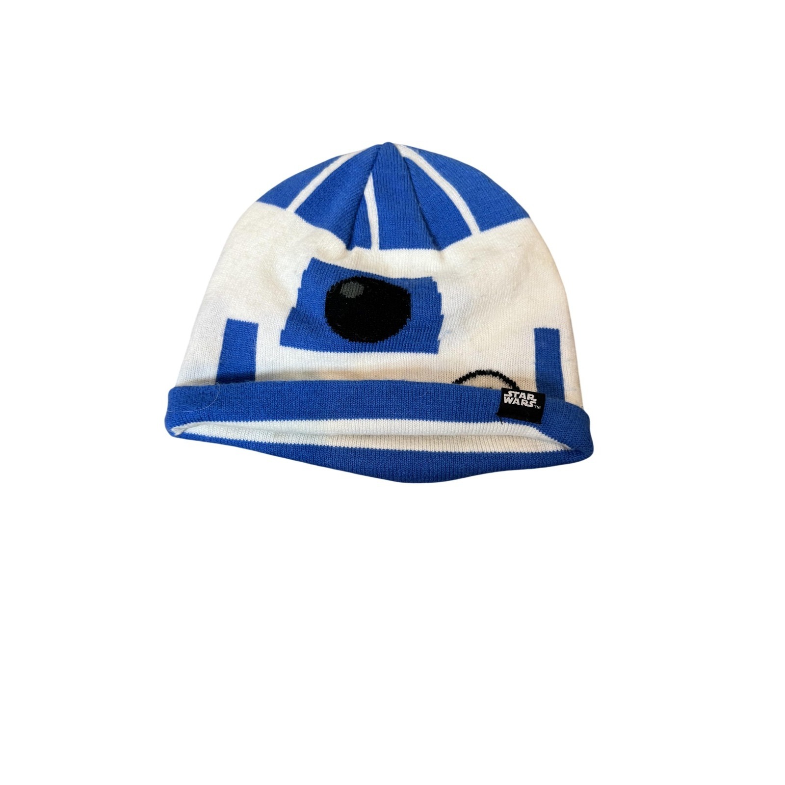 Loungefly Star Wars R2-D2 Hat Beanie Boys One Size Blue Knit Acrylic Winter